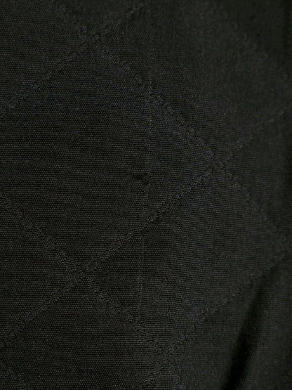 エムズグレイシー 017517 スカート 38 ブラック キルティング 花ボタン IT89NL6OMCHL