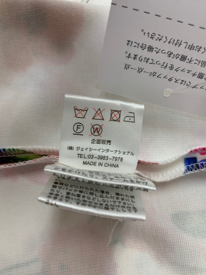 スーパービューティー ワンピース 42 ホワイト フラワーモチーフ ビジュー装飾 ITZW0GICP2G4