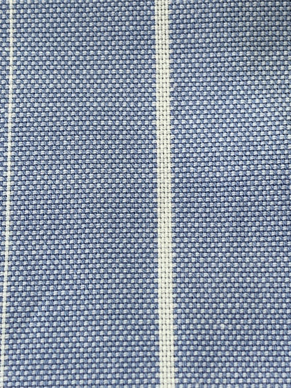 ウィークエンドマックスマーラ 511601236 シャツ 40 ブルー ストライブ ワンポイント バタフライ ITEHGWXQTVYI