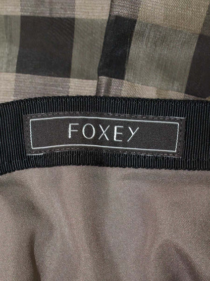 フォクシーブティック Skirt  39706 スカート 38 ベージュ ブロックチェック ITZEFYV9RACO 【SALE】