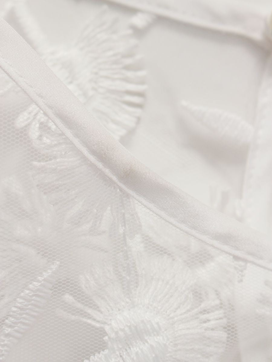 トッカラベンダー Eyelash Embroidery ロングドレス OPTUBM0200 ワンピース 4 ベージュ IT8KTHIPFPTC