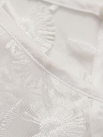 トッカラベンダー Eyelash Embroidery ロングドレス OPTUBM0200 ワンピース 4 ベージュ IT8KTHIPFPTC