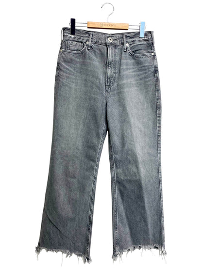 アッパーハイツ THE TAYLOR CROP 18B211402SDD デニムパンツ 26 グレー カットオフ ITFNLUR2JRNV