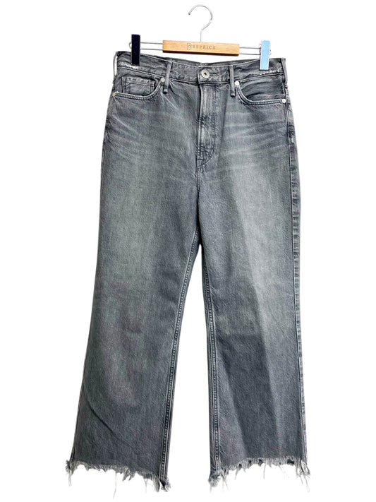 アッパーハイツ THE TAYLOR CROP 18B211402SDD デニムパンツ 26 グレー カットオフ ITFNLUR2JRNV