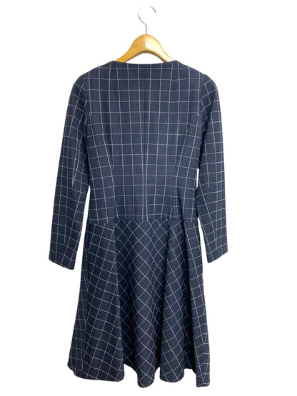 ルネ 6546110 ワンピース 36 ネイビー チェック IT3JG46F3N1C 【SALE】