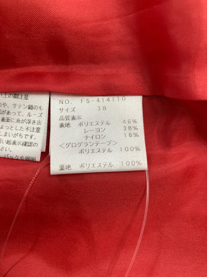 エムズグレイシー 414110 ジャケット 38 レッド リボン IT8M8DEUZHU8