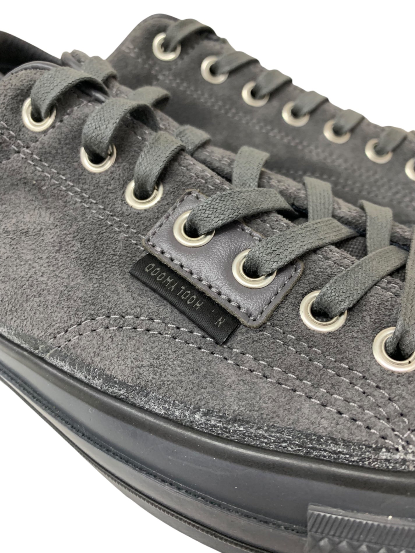 コンバース CHUCK TAYLOR SUEDE NH OX 1AD988 スニーカー 30 グレー エヌハリウッドコラボ スエード ITVORPXNXUSC 【SALE】