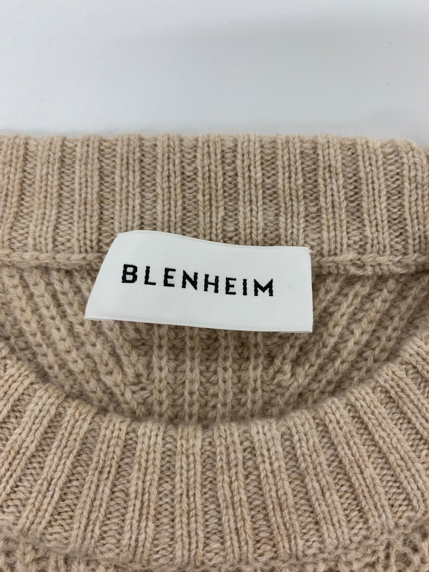 ブレンヘイム U733-030 ニットワンピース XS ベージュ ウール IT43C18OOCZR