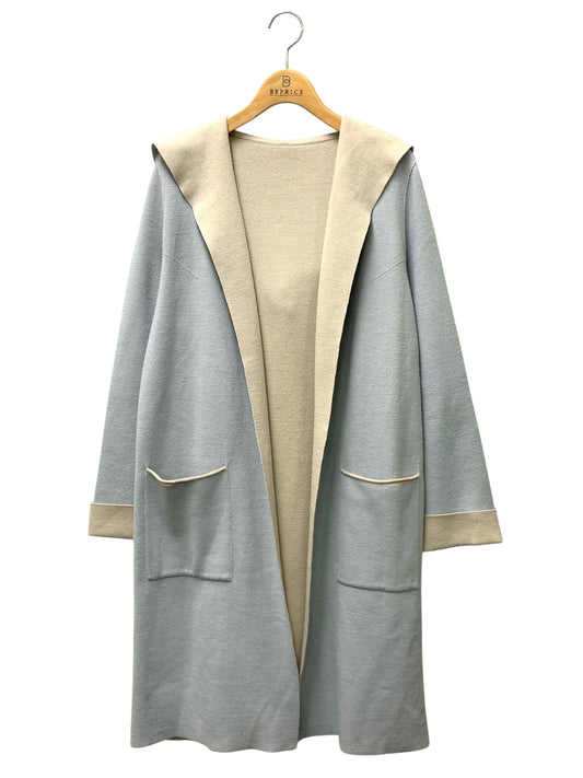 フォクシーブティック Knit Coat 40105 ニットコート F ブルー ウール ITZVMOO59530