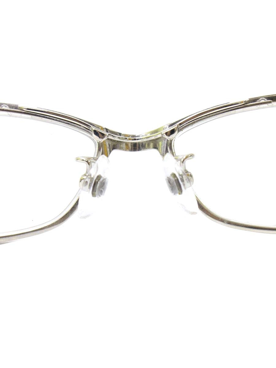 フォーナインズ S-821T メガネ シルバー チタンフレーム フルリム スクエア ITQLJAJ2ZG86