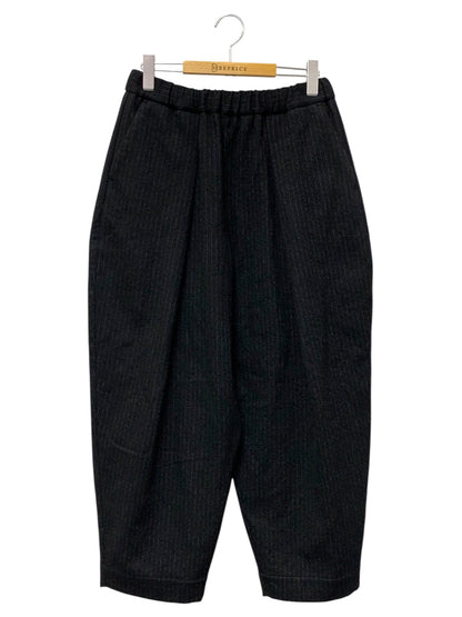 結 ユイ WIDE TUCK EASY TROUSERS YWTEP-007 パンツ 2 ブラック ワイド ITVUOF47ELNY