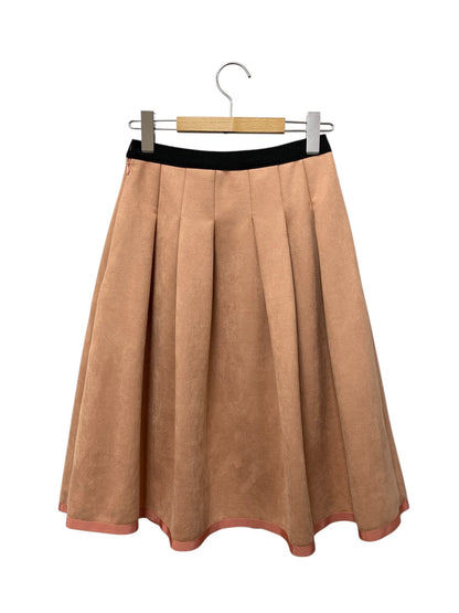 エムズグレイシー 317534 スカート 36 ピンク スエード調 フレア ITQTK16PJSJK