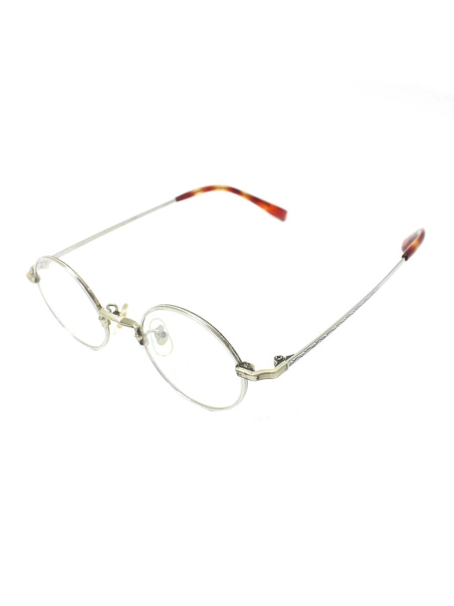 ジョンレノン メガネ シルバー メタルフレーム ラウンド ITCQ5687II4W