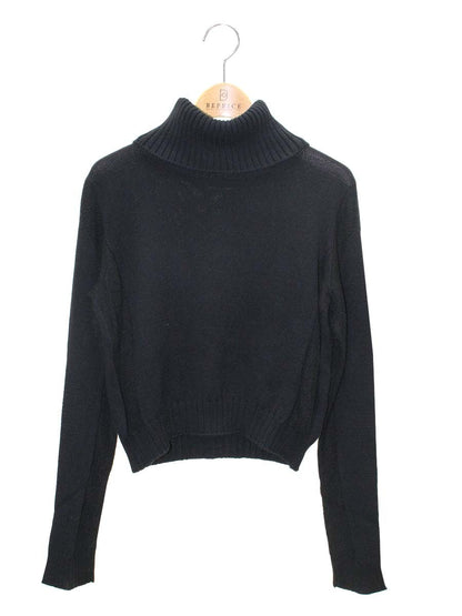 フォクシーニューヨーク collection Sweater 37447 ニットセーター 38 ブラック タートルネック ITAKWV6JCOHN