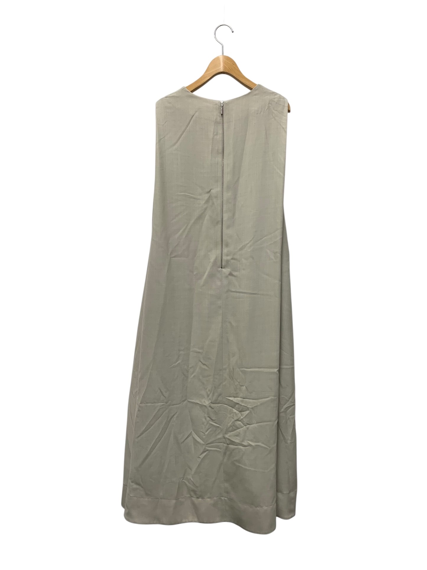 エブール 3710300595 ワンピース 38 グレー ロング パッチポケット ITCWAZHNVHVW 【SALE】