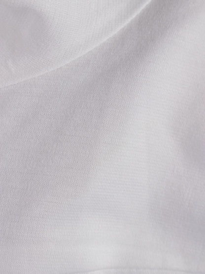 ボーダーズアットバルコニー PEPLUM TEE BD1921-2C-52 38 ホワイト/カーキグリーン ITF6JYF9LOLS