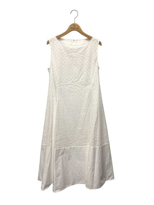 フォクシーブティック Champ de Fleurs シャンドゥフルール 43793 ワンピース 40 ホワイト カットワーク ITVO73MH5P3C