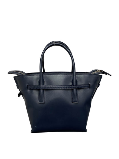 フォクシーブティック 39511 ハンドバッグ ネイビー レザー ダブルジップ ITQGNKXEZ9YU