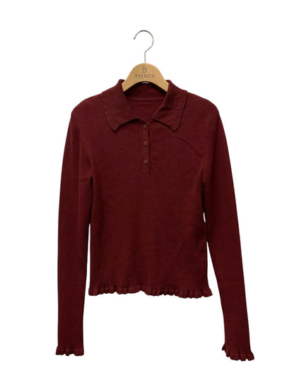 フォクシーニューヨーク 花より男子 LAFAYETTE TOPS 43835 ニット 38 ワインレッド IT1NUTBJ18MY