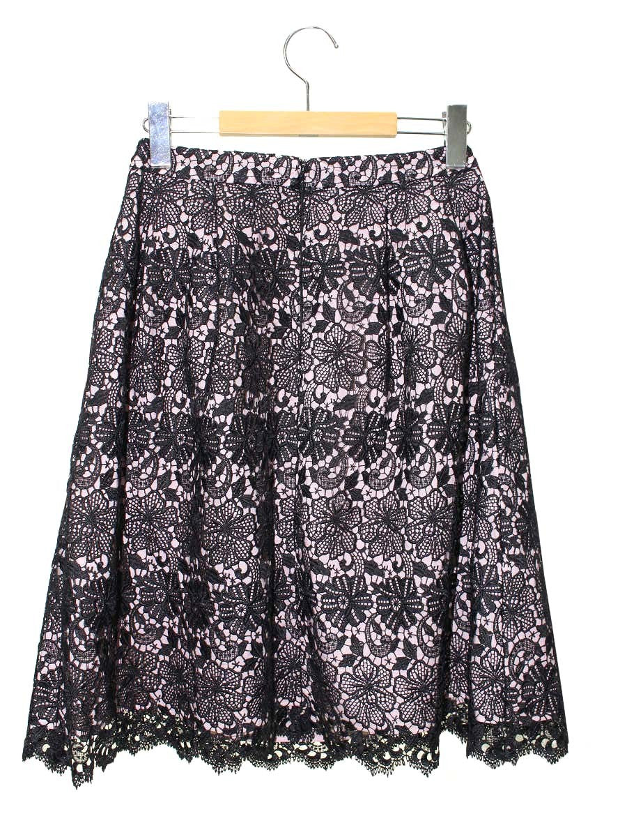トッカ MERMAID マーメイド SKTOKS0150 スカート 4 ブラック ピンク レース フラワーモチーフ ITVK2KSZ79CI 【SALE】