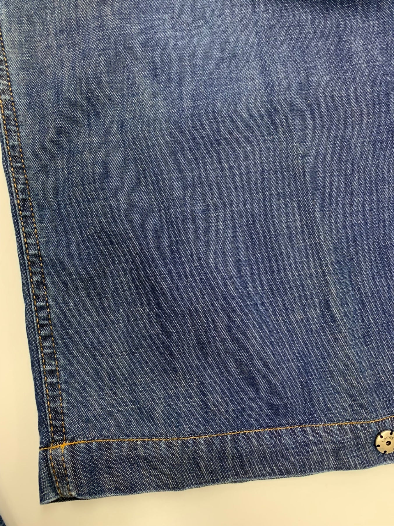 ロエベ バルーントラウザーズ S359Y11XC2 デニムパンツ 36 ブルー 裾2way IT2X9VLHGEN0 【SALE】