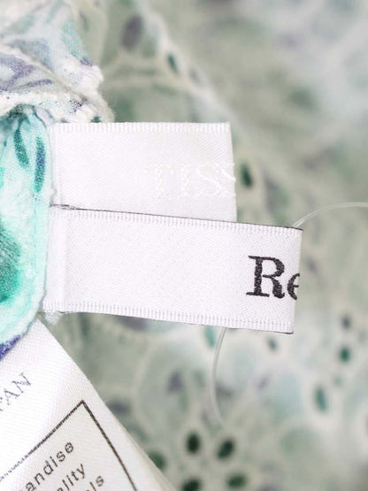 ルネ 6221330 シャツ 36 グリーン TISSUE パールビジューボタン ITR5VBSDZUX4