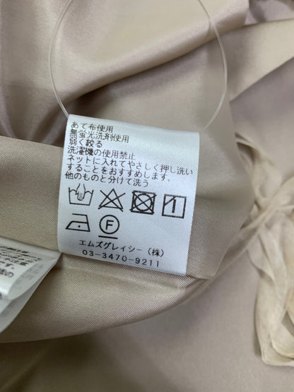 エムズグレイシー 411503 ワンピース 38 ベージュ 花 レース ITTZYDFJ9T6G