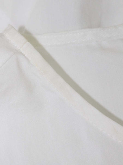 ヨリ YR2221-010SP ブラウス 38 ホワイト カットソー フリル ITGI22HFRG98