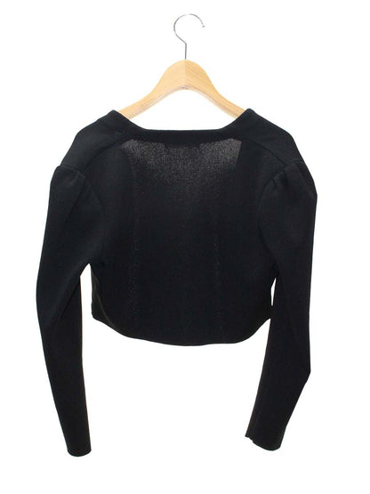 ルネ 6532300 カーディガン 36 ブラック アセテート ボレロ ITRVDKRE15GR