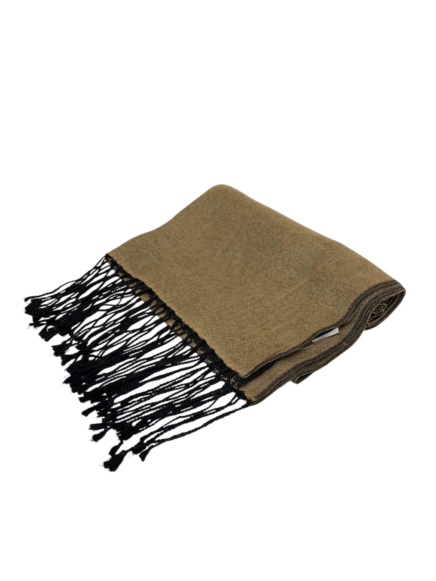 マックスマーラ マフラー ブラウン カシミア フリンジ ITXCZMLCVW64