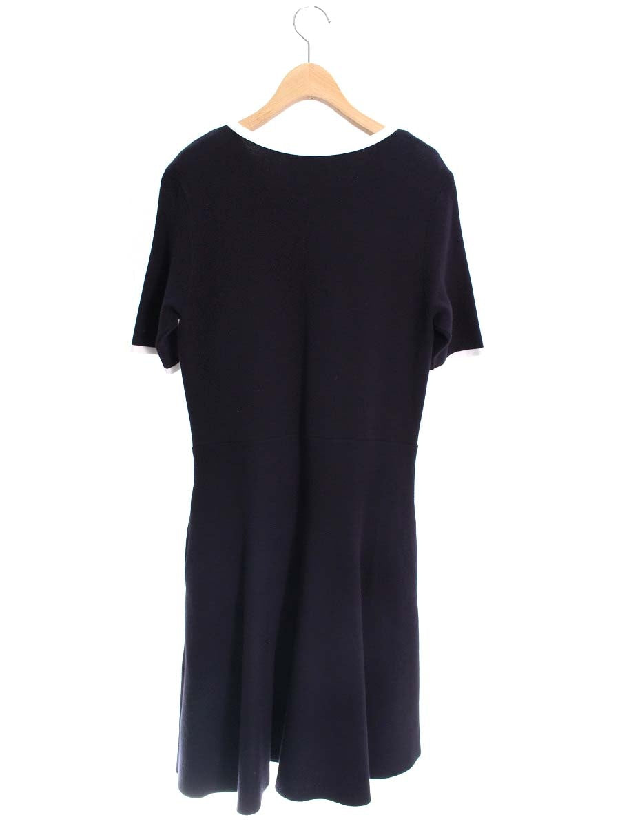 フォクシーニューヨーク collection Knit Dress 39015 ワンピース 40 ネイビー | 中古ブランド品・古着通販ビープライス