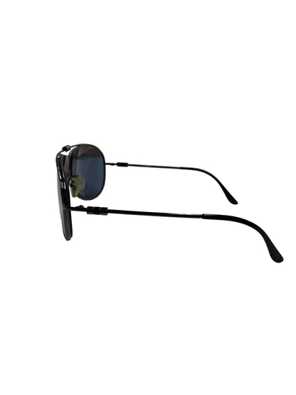 イヴサンローラン YSL2217/S KJ1 サングラス ブラック メタルフレーム　フルリム　ティアドロップ ITB7MCSHRA5O