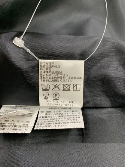 エムズグレイシー バイヤスチェックタック 517318 スカート 40 ブラック ITXBKMVM8ZI8