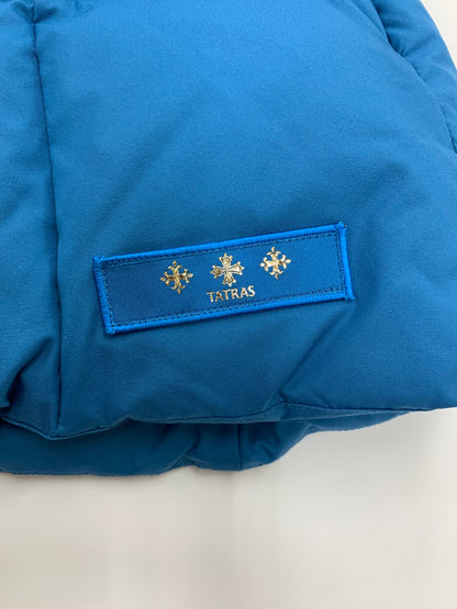 タトラス ザラガ  LTAT22A4874-D ダウンベスト 03 ブルー ファーフード ITCV5CNB63QD