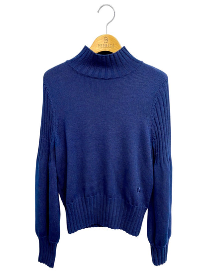 エムズグレイシー 528566 ニット セーター 40 ネイビー タートル ITSHHS24L7Y8