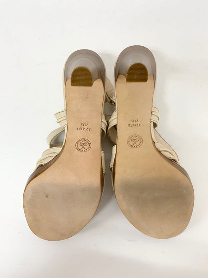 バリー サンダル 37 ベージュ レザー ITZCV7V5ATQS 【SALE】