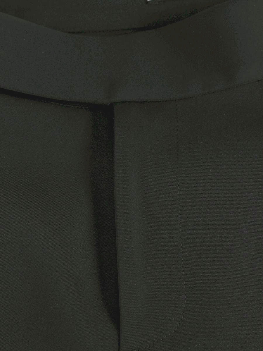 フォクシーニューヨーク 35956 スラックス 40 ブラック グログランテープ 切替 ストレッチ ITYM1816OWRO