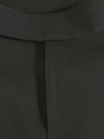 フォクシーニューヨーク 35956 スラックス 40 ブラック グログランテープ 切替 ストレッチ ITYM1816OWRO