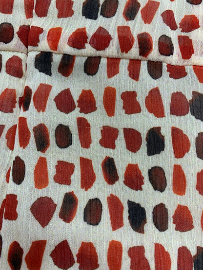 シビラ GBEID-50490 ワンピース L オレンジ シフォン ドット ITGHBXER56OG