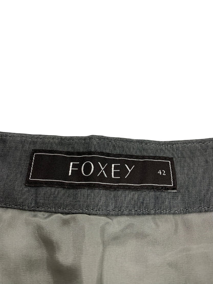 フォクシーブティック Skirt Sheer Circular 40950 スカート 42 グレー 2021年増産品 IT1K3HM3PEUO