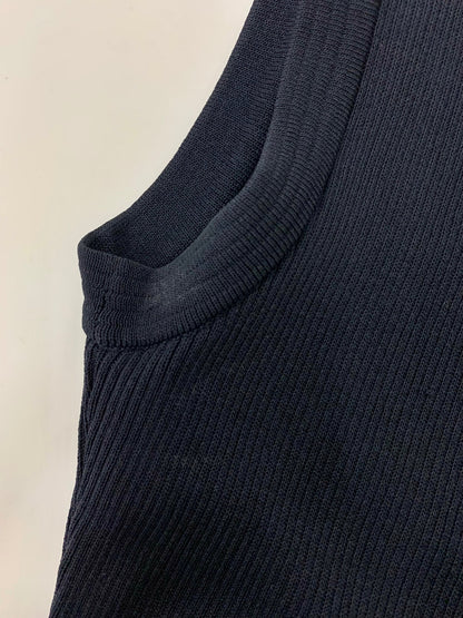 ルネ basic 5912060 ワンピース 36 ネイビー ティアード ニット ITS417BVTV9K