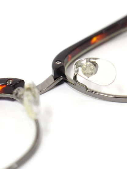 ロエン roen004-C2 メガネ ブラウン コンビフレーム ブロウ べっ甲柄 IT6N9BN1RNBE