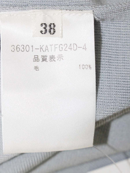 フォクシーブティック 36301 ニットセーター 38 ブルーグレー 長袖 IT22ZOL8OYRI