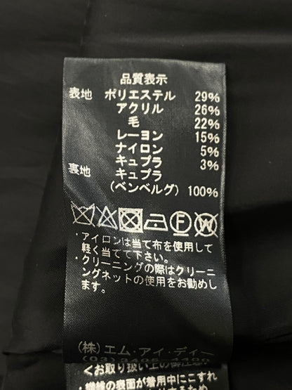アベニールエトワール ワンピース 36 ブラック ツィード パール ラインストーン ITKDO2ABSJMS
