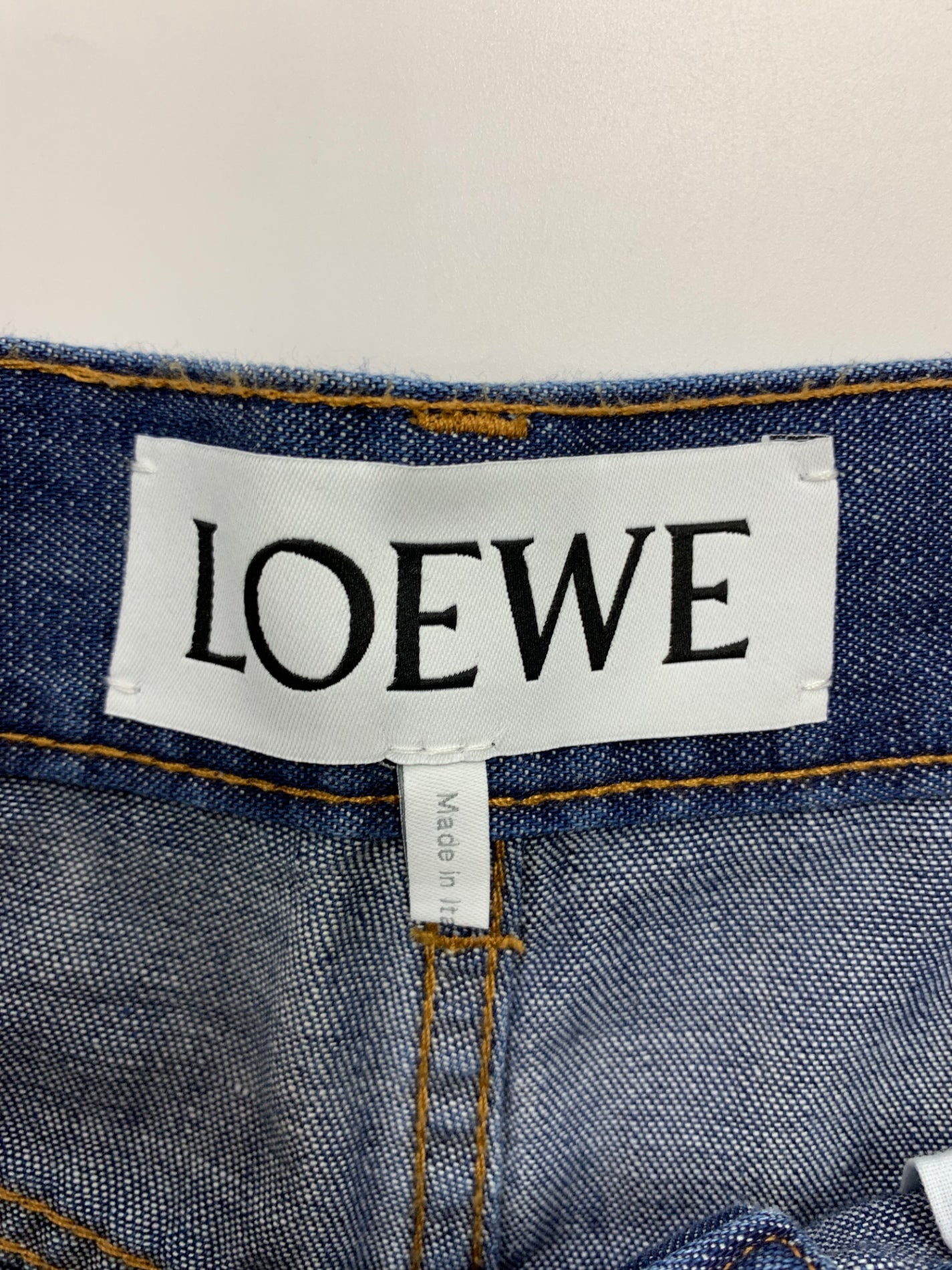 ロエベ バルーントラウザーズ S359Y11XC2 デニムパンツ 36 ブルー 裾2way IT2X9VLHGEN0 【SALE】