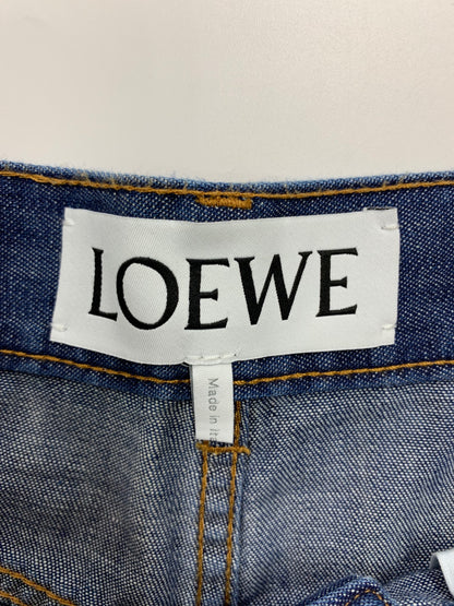 ロエベ バルーントラウザーズ S359Y11XC2 デニムパンツ 36 ブルー 裾2way IT2X9VLHGEN0 【SALE】