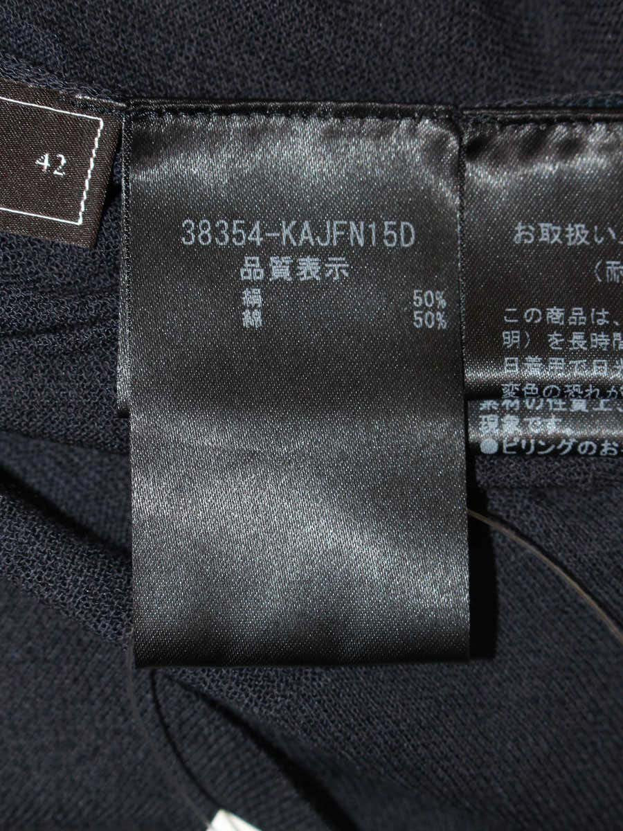 フォクシーブティック カーディガン 38354 42 ネイビー シルク混 IT8KI0JF7BWW