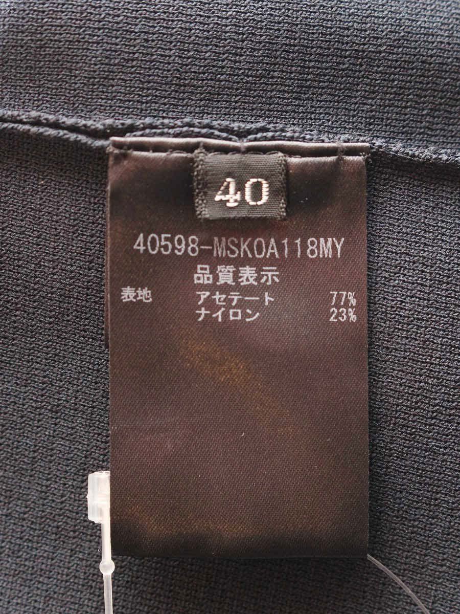 フォクシーニューヨーク collection Knit Top スリーブレス 40598 ニット セーター 40 ネイビー ITNGOL4JX5TS