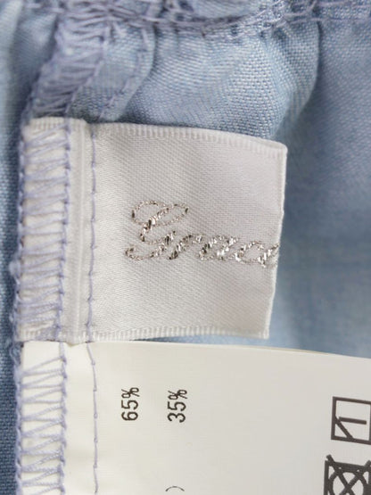 グレースクラス 0220221219 スカート 36 ブルー ティアード IT31DLH7IDUW