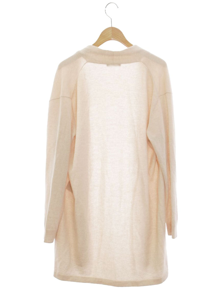 セオリーリュクス 03-8303762-310-038 カーディガン 38 ベージュ カシミヤ ミディアム ITUWN14IAHM0